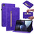 For OPPO Pad 11 Skin Feel Solid Color Zipper Leather Tablet Case(Purple)
