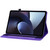 For OPPO Pad 11 Skin Feel Solid Color Zipper Leather Tablet Case(Purple)