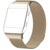For FITBIT Ionic Milanese Watch Band, Large Size : 24X2.2cm(Champagne Gold)