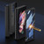 For Samsung Galaxy Z Fold3 5G GKK Integrated Magnetic Full Coverage Phone Flip Case with Pen Box(Silver)