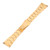 For Samsung Galaxy Galaxy Watch 3 45mm / Huawei Watch 3 / 3 Pro 22mm Three-bead Steel Quick Release Watch Band(Gold)