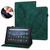 For Amazon Kindle Fire HD 10 / 10 Plus 2021 Big Butterfly Embossed Leather Tablet Case(Green)