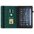 For Amazon Kindle Fire HD 10 / 10 Plus 2021 Big Butterfly Embossed Leather Tablet Case(Green)