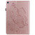For Amazon Kindle Fire HD 10 2019 / 2017 Big Butterfly Embossed Smart Leather Tablet Case(Rose Gold)