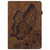 For Amazon Kindle Fire HD 8 2020 / 8 Plus Big Butterfly Embossed Smart Leather Tablet Case(Brown)