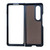 For Samsung Galaxy Z Fold4 Sheep Texture Genuine Leather Phone Case(Black)
