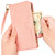 For iPhone 12 mini Litchi Texture Zipper Leather Phone Case (Pink)