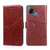 For Infinix Hot 10 Lite / Smart 5 X657 Geometric Stitching Horizontal Flip Leather Phone Case(Dark Brown)