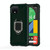 For Google Pixel 4 Carbon Fiber Protective Case with 360 Degree Rotating Ring Holder(Green)