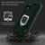 For Google Pixel 4 Carbon Fiber Protective Case with 360 Degree Rotating Ring Holder(Green)