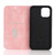 For iPhone 12 mini Wireless Charging Magsafe Leather Phone Case (Pink)