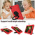For Lenovo Tab M8 FHD TB-8505F Spider King EVA Protective Tablet Case(Red)