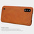 For Galaxy A01 NILLKIN QIN Series Crazy Horse Texture Horizontal Flip Leather Case with Card Slot(Brown)