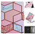For Amazon Kindle HD 10 2021 Marble Pattern Smart Leather Tablet Case(Splicing Marble)