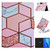 For Huawei MediaPad M5 Lite Marble Pattern Smart Leather Tablet Case(Splicing Marble) For Huawei MediaPad M5 Lite Marble Pattern Smart Leather Tablet Case(Splicing Marble)