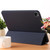 For iPad Pro 12.9 inch (2020/2021) 3-fold Horizontal Flip Smart Leather Tablet Case with Sleep / Wake-up Function & Holder(Dark Blue)