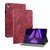 For Lenovo M10 Plus 10.3 Tiger Pattern PU Tablet Case(Red)