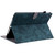 For Lenovo K10 Tiger Pattern PU Tablet Case(Dark Blue)