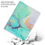 For 8 inch Tablet Marble Pattern Leather Tablet Case(Green)