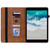 For Nokia T10 Skin Feel Solid Color Zipper Leather Tablet Case(Brown)