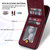 For iPhone 11 N.BEKUS Vertical Flip Card Slot RFID Phone Case (Wine Red)