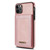 For iPhone 11 Pro Max N.BEKUS Vertical Flip Card Slot RFID Phone Case (Rose Gold)