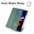 For iPad Pro 12.9 2022 / 2021 / 2020 / 2018 Acrylic 3-folding Smart Leather Tablet Case(Dark Green)