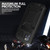 For iPhone 11 Shockproof Waterproof Dust-proof Metal + Silicone Protective Case with Holder(Black)