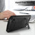 For iPhone 11 Shockproof Waterproof Dust-proof Metal + Silicone Protective Case with Holder(Black)