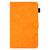 For Amazon Kindle Fire 7 2019/2017/2015 Embossed Smile Flip Tablet Leather Case(Khaki)