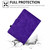 For Amazon Kindle Fire 7 2019/2017/2015 Embossed Smile Flip Tablet Leather Case(Purple)