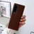 For Samsung Galaxy Z Fold4 5G Genuine Leather Xiaoya Series Nano Plating Phone Case(Coffee)