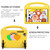 For Huawei MatePad 10.4 2022 Love Small Palm Holder EVA Tablet Case(Yellow) For Huawei MatePad 10.4 2022 Love Small Palm Holder EVA Tablet Case(Yellow)