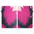 For Amazon Kindle Fire 7 2022 Watercolor Pattern Flip Leather Tablet Case(Berry Color)