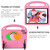 For Lenovo Tab M10 FHD TB-X605FC 10.1 Love Small Palm Holder EVA Tablet Case(Pink)