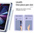 For Huawei MatePad Pro 11 2022 Acrylic 360 Degree Rotation Holder Tablet Leather Case(Grey)