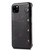 For iPhone 11 Denior Oil Wax Top Layer Cowhide Simple Flip Leather Case(Black)