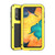For Galaxy A40s LOVE MEI Metal Shockproof Waterproof Dustproof Protective Case(Yellow)