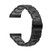 For Fitbit Versa 4 / Sense 2 Universal Resin Watch Band(Transparent Black)