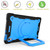For Lenovo Tab M10 HD 2nd Gen Silicone + PC Bracelet Holder Tablet Case(Black + Blue)