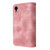 For iPhone XR Multifunctional Card Slot Zipper Wallet Leather Phone Case(Rose Gold)