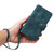 For iPhone XR Multifunctional Card Slot Zipper Wallet Leather Phone Case(Blue)