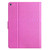 For Amazon Kindle Fire HD 10 2019/2017/2015 Solid Color Crocodile Texture Leather Smart Tablet Case(Rose Red)