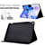 For Amazon Kindle Fire HD 10 2021 Electric Pressed TPU Smart Leather Tablet Case(Blue Butterfly)
