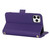 For iPhone 11 Pro Max Cross Texture Lanyard Leather Phone Case(Purple)