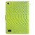 For Amazon Kindle Fire HD 7 2019/2017/2015 Solid Color Crocodile Texture Leather Tablet Case(Green)
