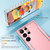 For Samsung Galaxy S22 Ultra 5G iPAKY Thunder Series Aluminum Frame + TPU Bumper + Clear PC Shockproof Phone Case(Rose Gold)