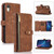 For iPhone XR Dream 9-Card Wallet Zipper Bag Leather Phone Case(Brown)