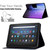 For Amazon Kindle Youth Version 2022 Voltage Colored Drawing Smart Leather Tablet Case(Water Droplets)