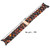 For Google Pixel Watch Three-beads Resin Watch Band(Pink Flower)